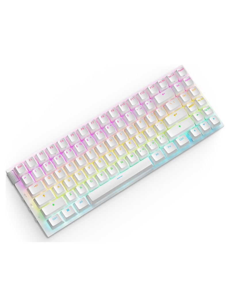 NZXT Function 2 MiniTKL Optical Gaming Keyboard, Adjustable Actuation, PBT Keycaps, RGB - White - view 6