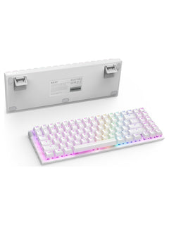 NZXT Function 2 MiniTKL Optical Gaming Keyboard, Adjustable Actuation, PBT Keycaps, RGB - White - view 8