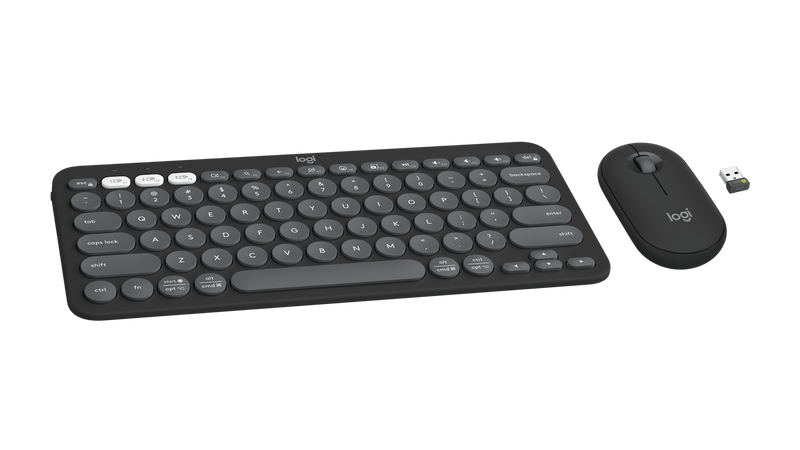 Logitech Wireless Combo MK380s Pebble 2 (EN-AR/Graphite) - view 2