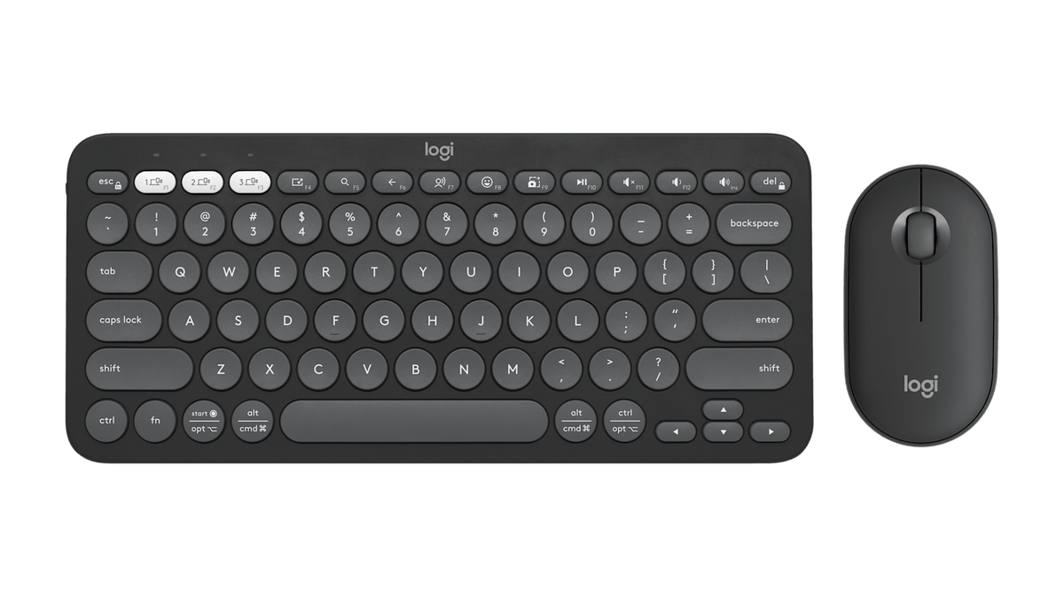 Logitech Wireless Combo MK380s Pebble 2 (EN-AR/Graphite)