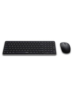 Rapoo 9320M Ultra-Slim Multi-Mode Wireless Keyboard & Mouse Combo, Aluminium - Black - view 2