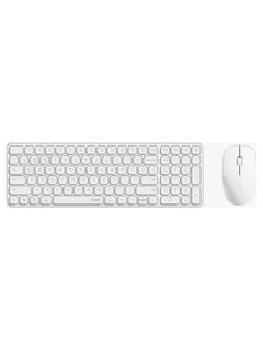 Rapoo 9320M Ultra-Slim Multi-Mode Wireless Keyboard & Mouse Combo, Aluminium - White - view 4