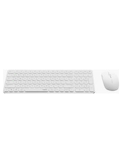 Rapoo 9320M Ultra-Slim Multi-Mode Wireless Keyboard & Mouse Combo, Aluminium - White - view 7