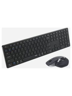 Rapoo 9560M Multi-Mode Wireless Ultra-Slim Keyboard & Ergonomic Mouse Combo, Rechargeable - view 2