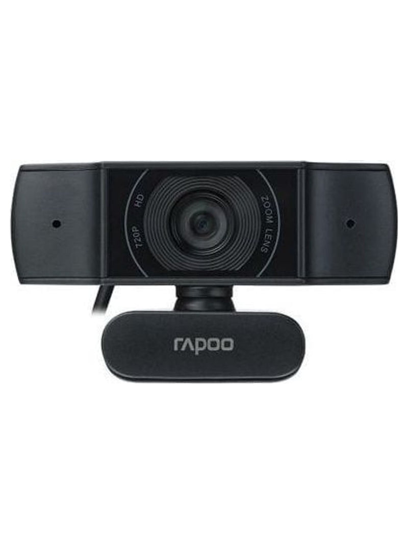 Rapoo C200 HD 720p USB Webcam with Noise-Canceling Microphone