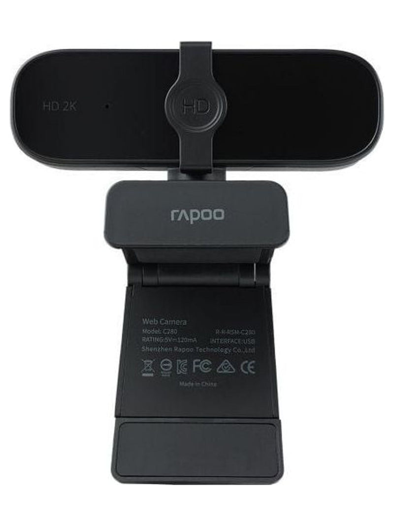 Rapoo C280 2K QHD 1440p USB Webcam with Privacy Cover and Noise-Canceling Mic - view 4