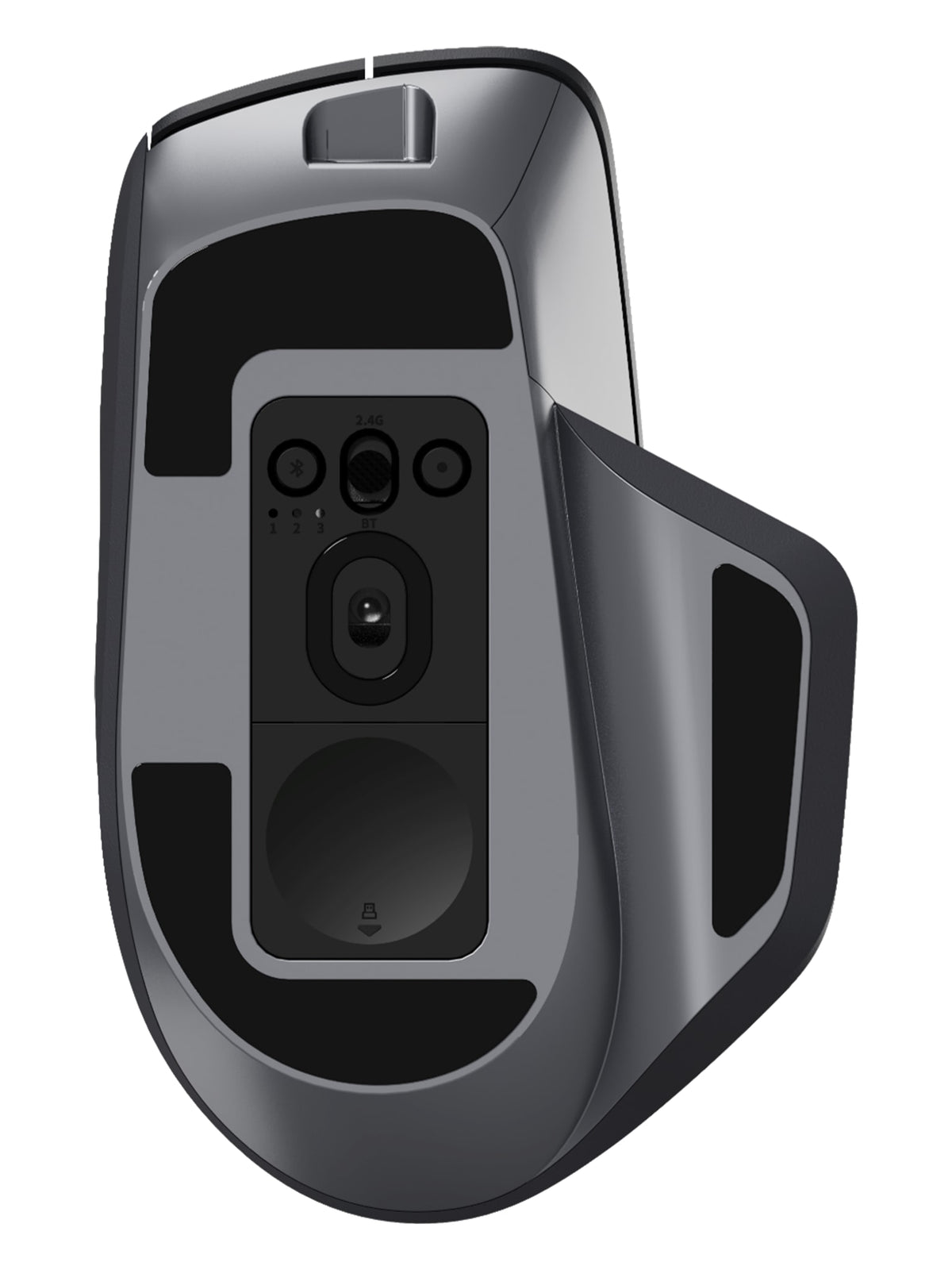 Rapoo MT760L Multi-Mode Wireless Ergonomic Mouse, Rechargeable, 4000 DPI - view 2