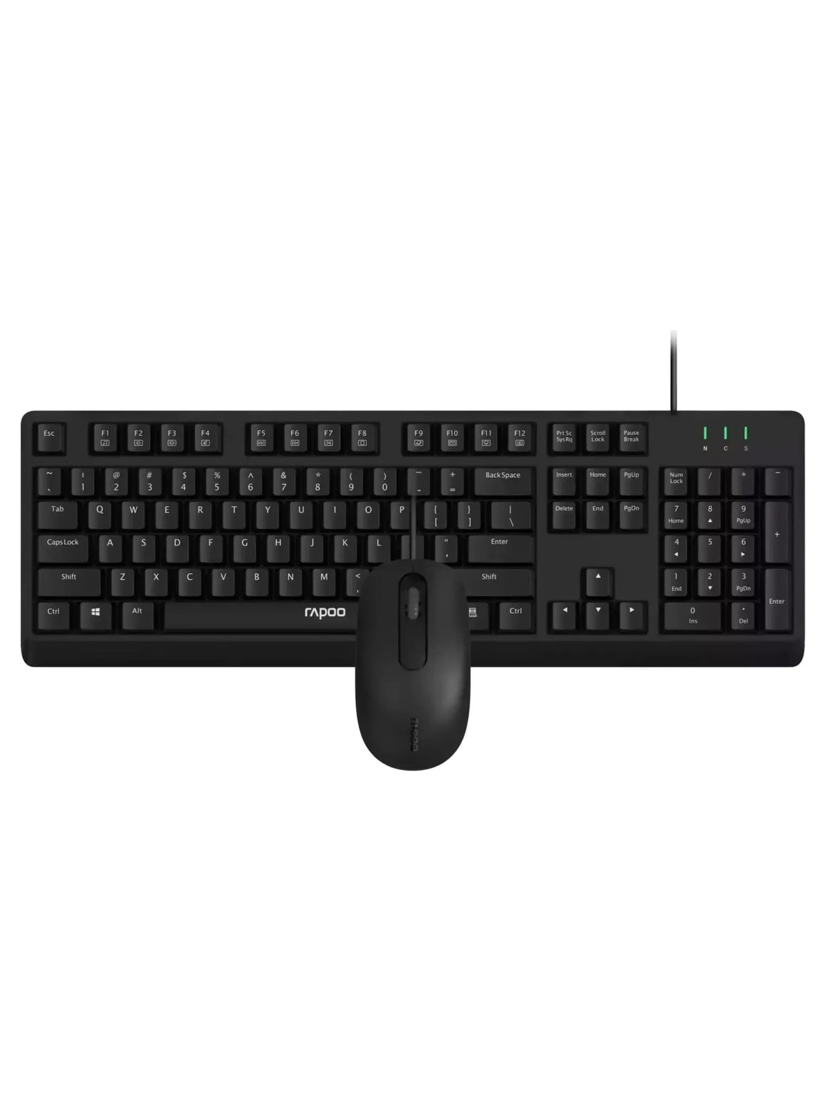 Rapoo X130PRO Wired Keyboard & Mouse Combo, Spill-Resistant, 1000 DPI