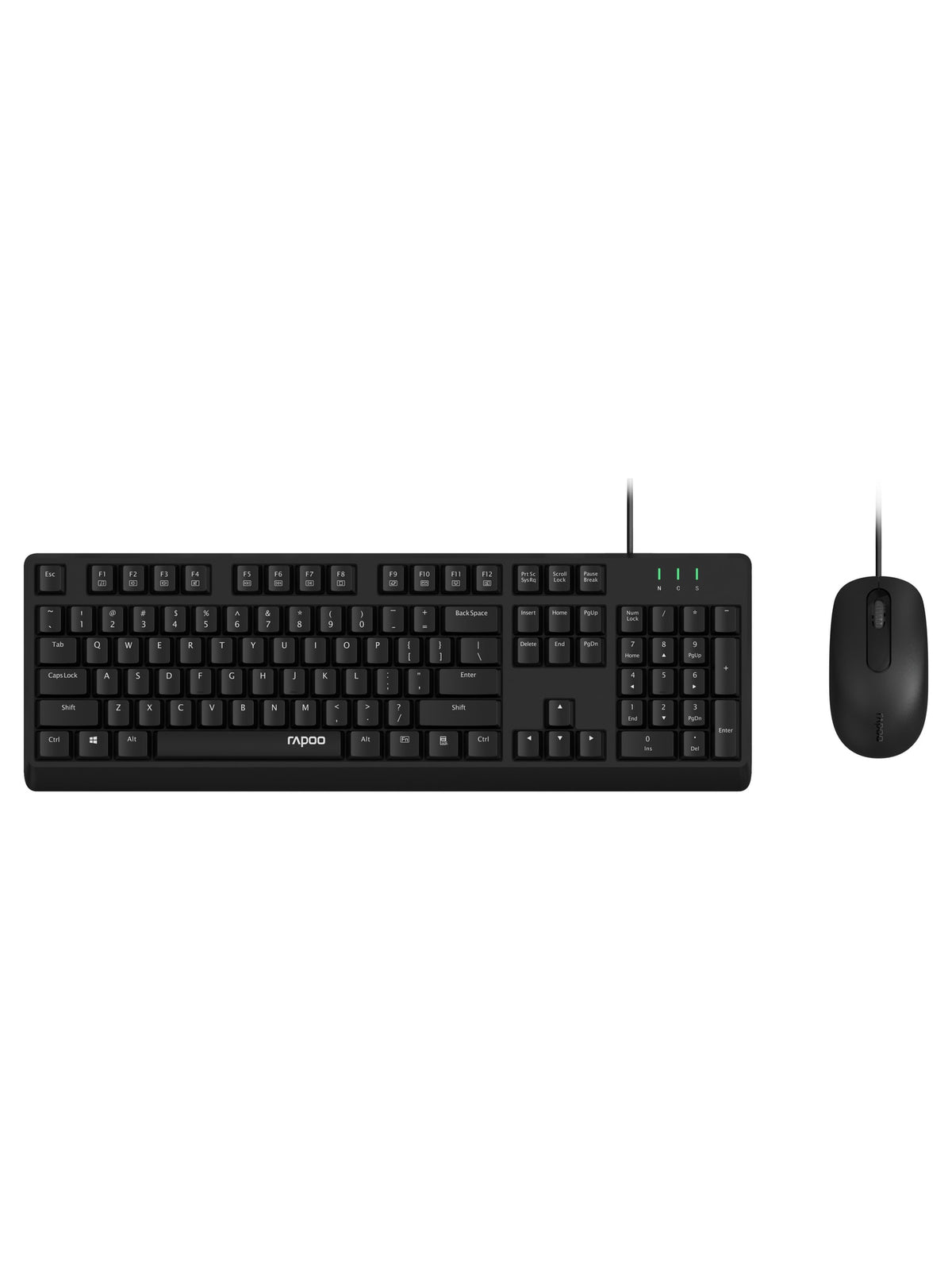 Rapoo X130PRO Wired Keyboard & Mouse Combo, Spill-Resistant, 1000 DPI - view 2