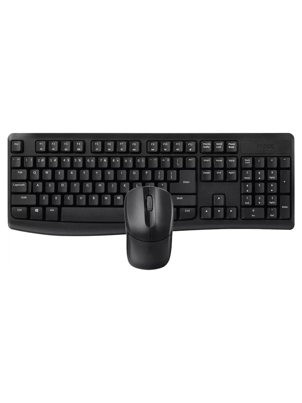 Rapoo X1800PRO Wireless Keyboard & Mouse Combo, 2.4 GHz, Spill-Resistant