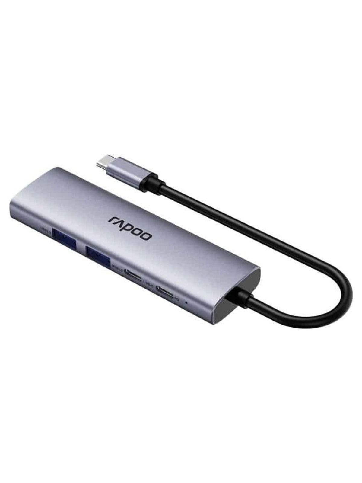 Rapoo XD51 5-in-1 USB-C Multi-Function Docking Station, 4K 60Hz HDMI, 100W PD
