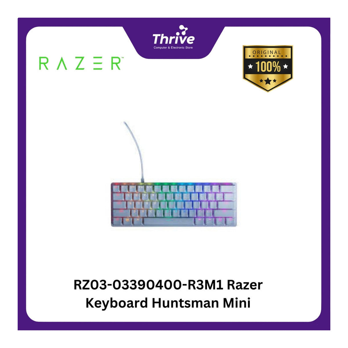 Razer Huntsman Mini 60% Gaming Keyboard