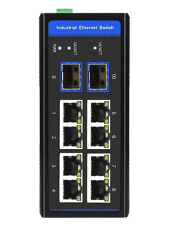 RoboFiber HGW-802SM Industrial Gigabit Fiber Switch - view 3