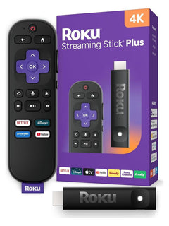 Roku Streaming Stick Plus (2025) 4K HDR Streaming Stick with Voice Remote