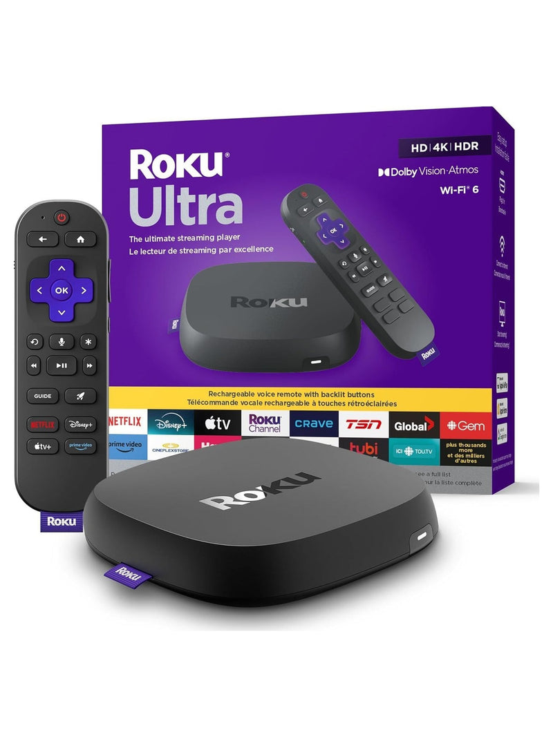 Roku Ultra (2024) 4K HDR Streaming Player