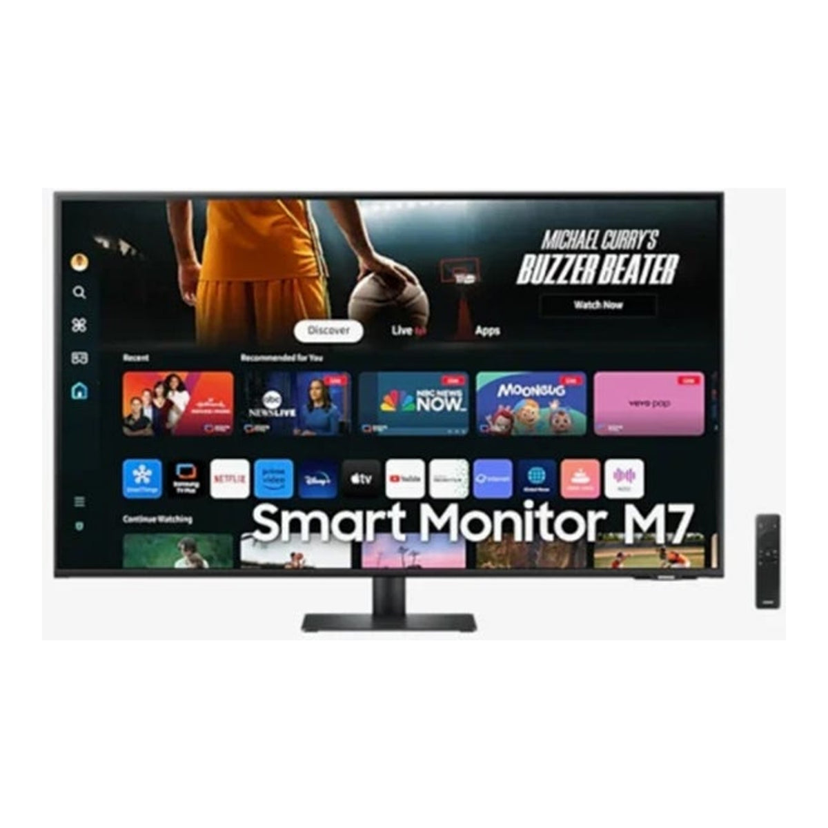 Samsung 43" Smart Monitor M7 M70D 4K UHD - view 2