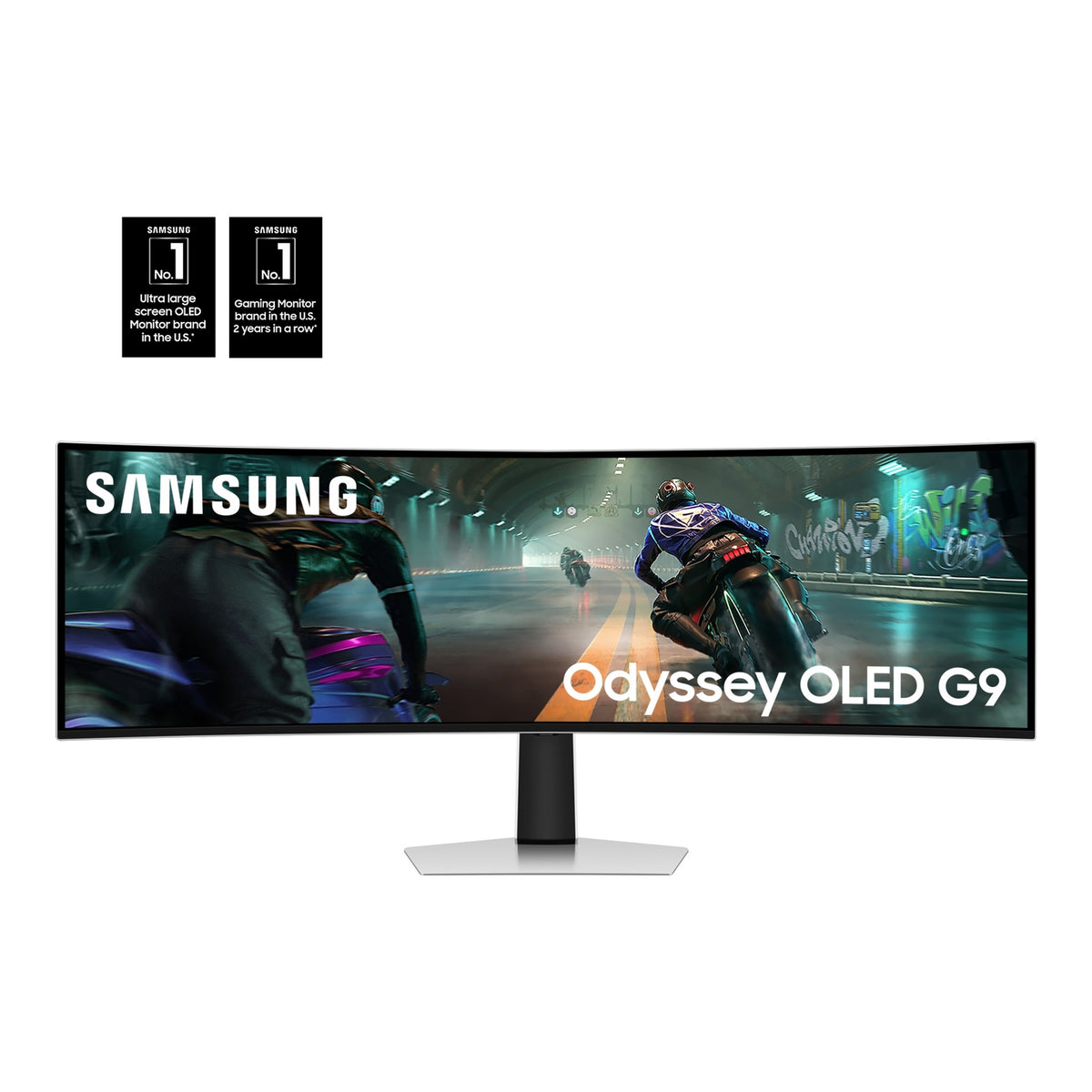 Samsung 49" Odyssey OLED G9 G91SD Dual QHD Curved Gaming Monitor - view 3