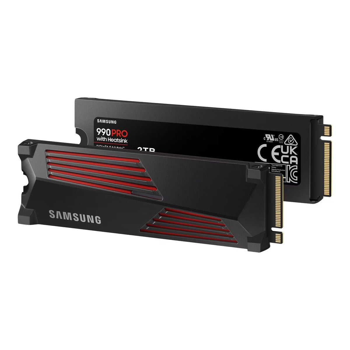 Samsung 990 PRO 2TB PCIe 4.0 NVMe M.2 SSD with Heatsink