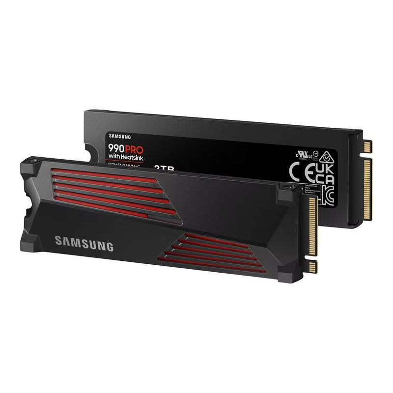 Samsung 990 PRO 2TB PCIe 4.0 NVMe M.2 SSD with Heatsink