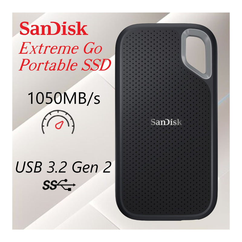 SanDisk Extreme Go 2TB Portable SSD USB-C - view 3