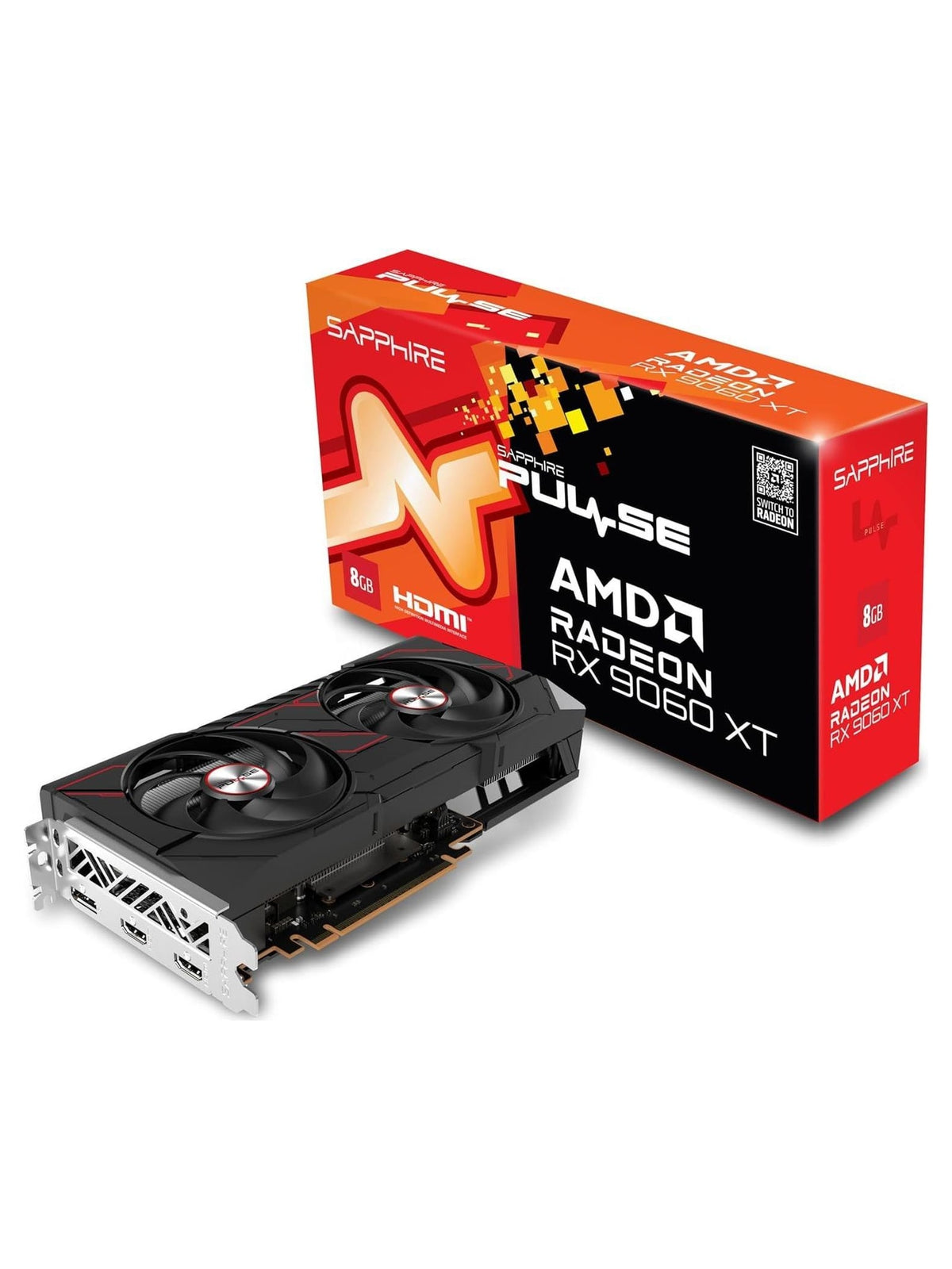 Sapphire PULSE Radeon RX 9060 XT OC 16GB GDDR6 - view 2
