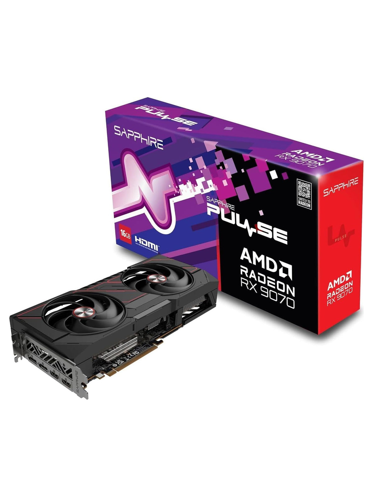 Sapphire PULSE Radeon RX 9070 GRE OC 12GB GDDR6 - view 2