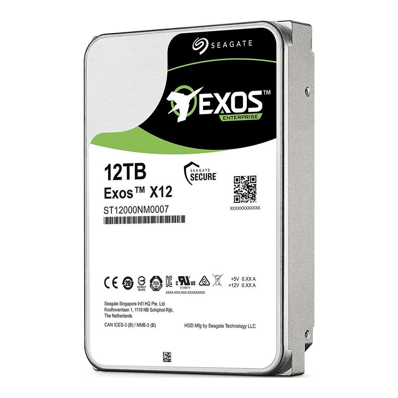 Seagate Exos 12TB 3.5" SATA Enterprise Hard Drive