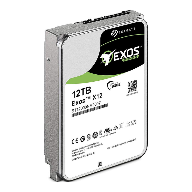 Seagate Exos 12TB 3.5" SATA Enterprise Hard Drive - view 2