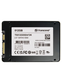 Transcend SSD472K 512GB 2.5" SATA SSD - view 2