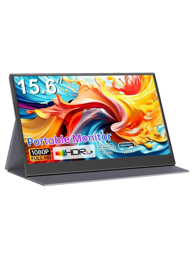UFYQL 15.6" FHD IPS Portable Monitor with Kickstand - view 3