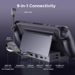 UGREEN Steam Deck Dock 9-in-1 Docking Station, 4K@120Hz for Steam Deck, ROG Ally, ROG Xbox Ally, Legion Go