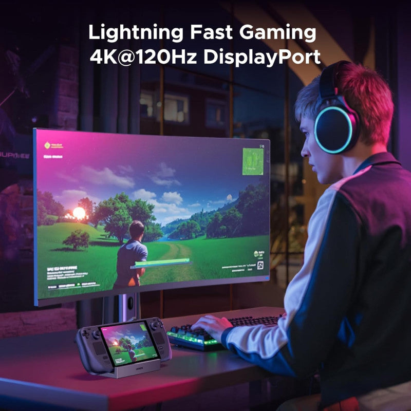 UGREEN Steam Deck Dock 9-in-1 Docking Station, 4K@120Hz for Steam Deck, ROG Ally, ROG Xbox Ally, Legion Go - view 3