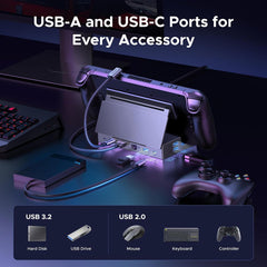 UGREEN Steam Deck Dock 9-in-1 Docking Station, 4K@120Hz for Steam Deck, ROG Ally, ROG Xbox Ally, Legion Go - view 4