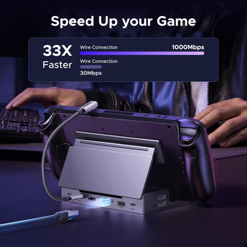 UGREEN Steam Deck Dock 9-in-1 Docking Station, 4K@120Hz for Steam Deck, ROG Ally, ROG Xbox Ally, Legion Go - view 5