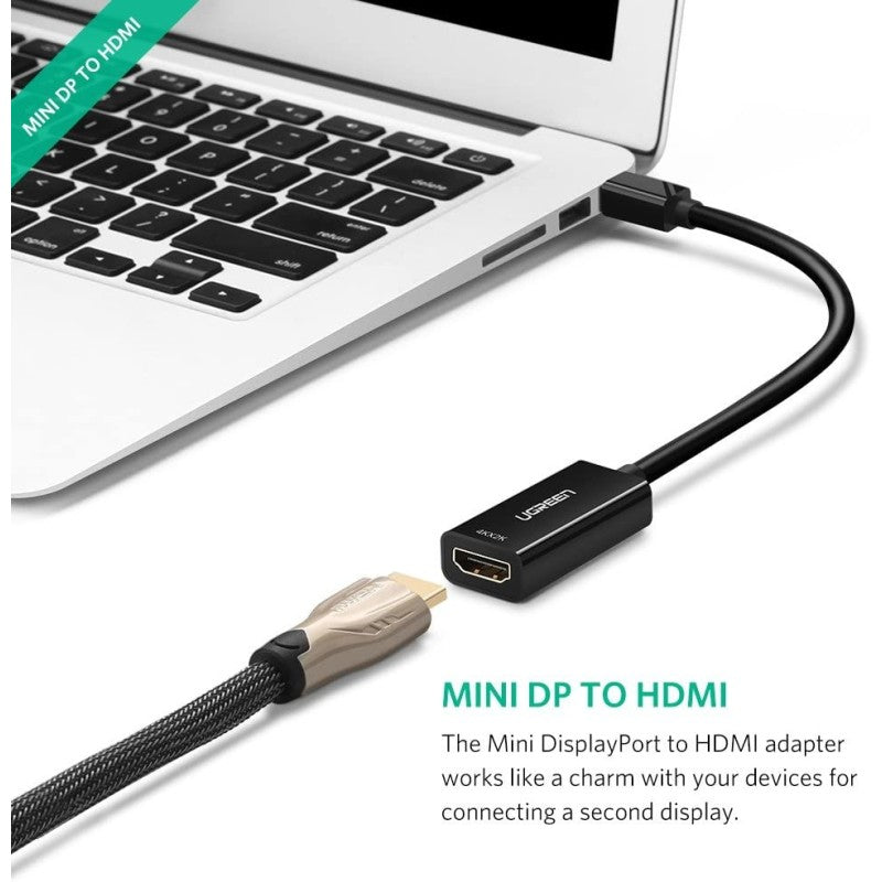 UGRREN Thunderbolt 2.0 4K Mini Display Port Male to HDMI Female Converter