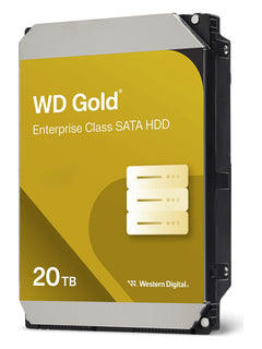 WD Gold 20TB 3.5" SATA Enterprise Hard Drive (WD202KRYZ)