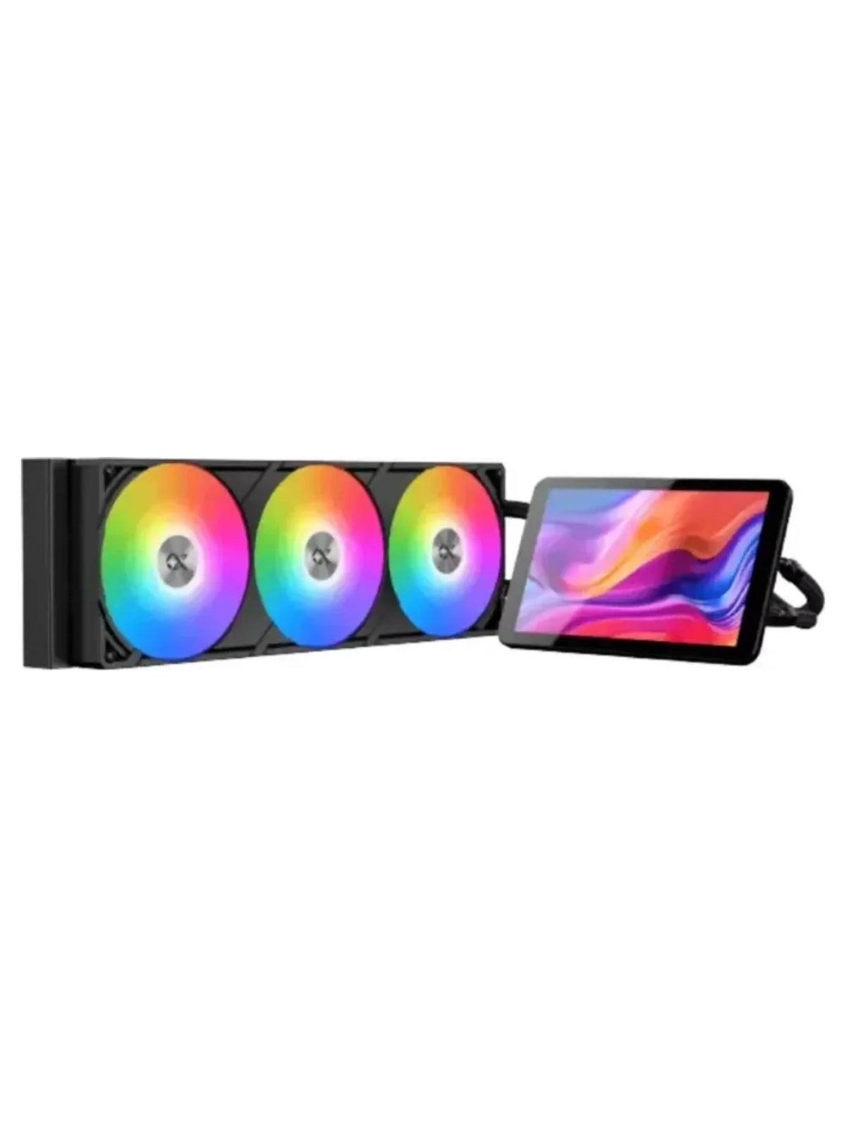 XIGMATEK Connect Pro 360 Liquid CPU Cooler with 7" LCD Pump Head - view 3