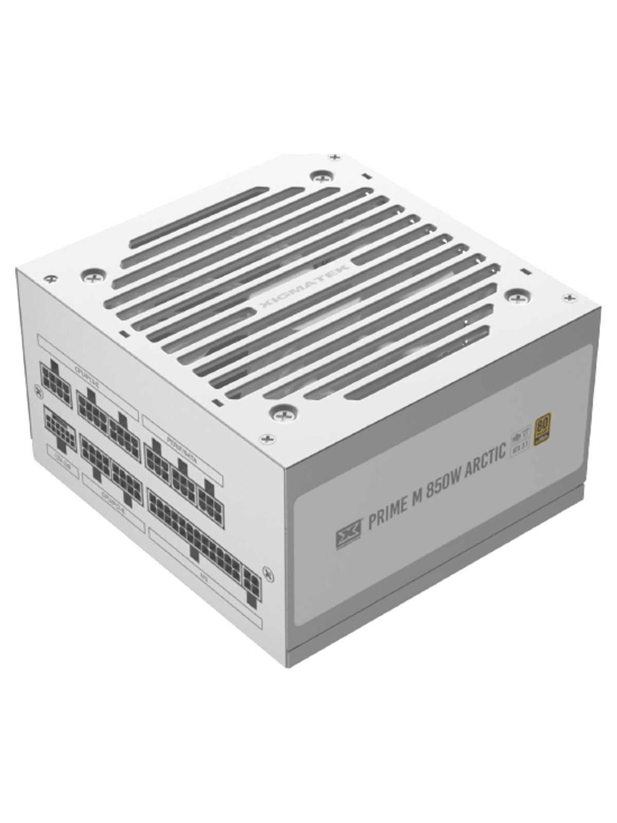 XIGMATEK Prime M Arctic 80 Plus Gold Fully Modular White Power Supply