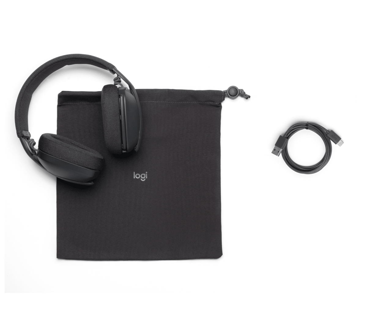 Logitech Zone Vibe 100 Wireless Bluetooth Headset (Graphite) - view 7